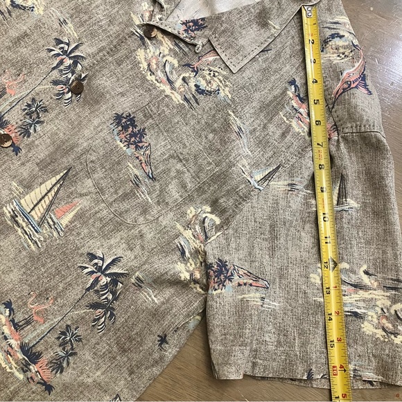 Tommy Bahama Silk Hawaiian Shirt Mens‎ XL  Floral Print Beach Aloha Casual Luau - Picture 8 of 8